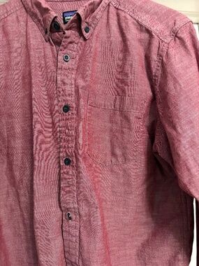 Patagonia Bluffside Cranberry Button-Down W/pocket long-sleeve shirt